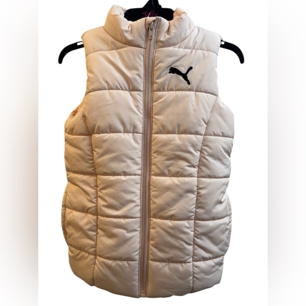 Puma Pink Puffer Jacket - Picture 2 of 4